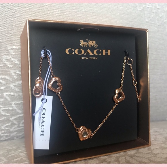 ✨COACH✨LAST 1! Rosegold Heart Bracelet - Picture 3 of 7